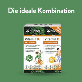 Hübner Vitamin D3 und K2 Kombipack